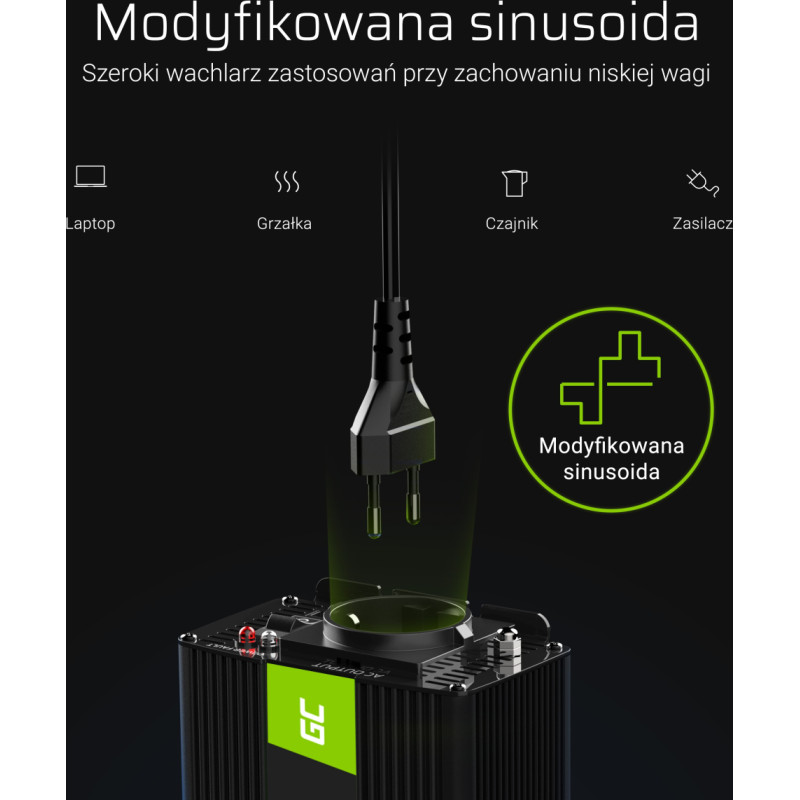 Green Cell Registered  24V to 230V Modified sine 1000W