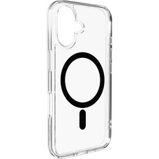 Puro Lite Mag TPU+PC Case Compatible with MagSafe for iPhone 17 - Transparent with Black Ring