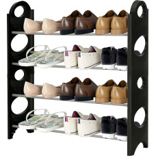 Retoo Plaukts, apavu plaukts, 4 līmeņi, 63 cm