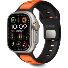 TECH-PROTECT ICONBAND LINE APPLE WATCH 8 | 9 | 10 | 11 | SE | ULTRA (44 | 45 | 46 | 49 MM) BLACK|ORANGE
