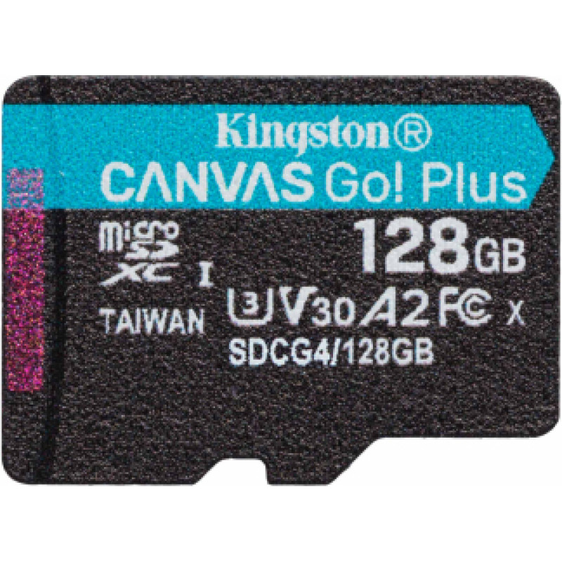 Atmiņas karte Kingston  Canvas Go Plus G4 MicroSDXC 128GB