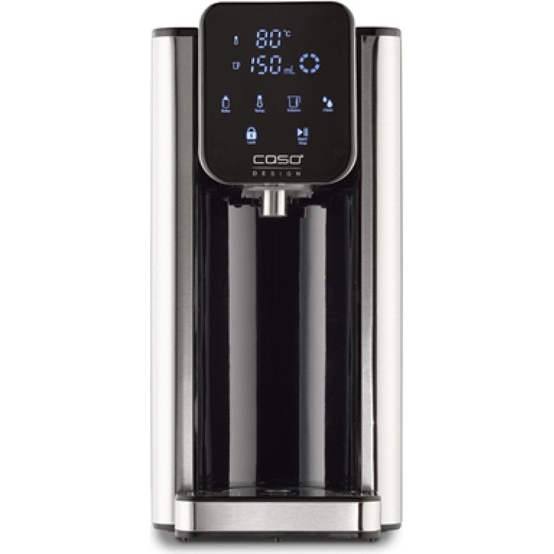 Caso Turbo Hot Water Dispenser  Hot 7  Water Dispenser  2200-2600 W  2.7 L  Plastic|Stainless Steel  Black|Stainless Steel 40384370187