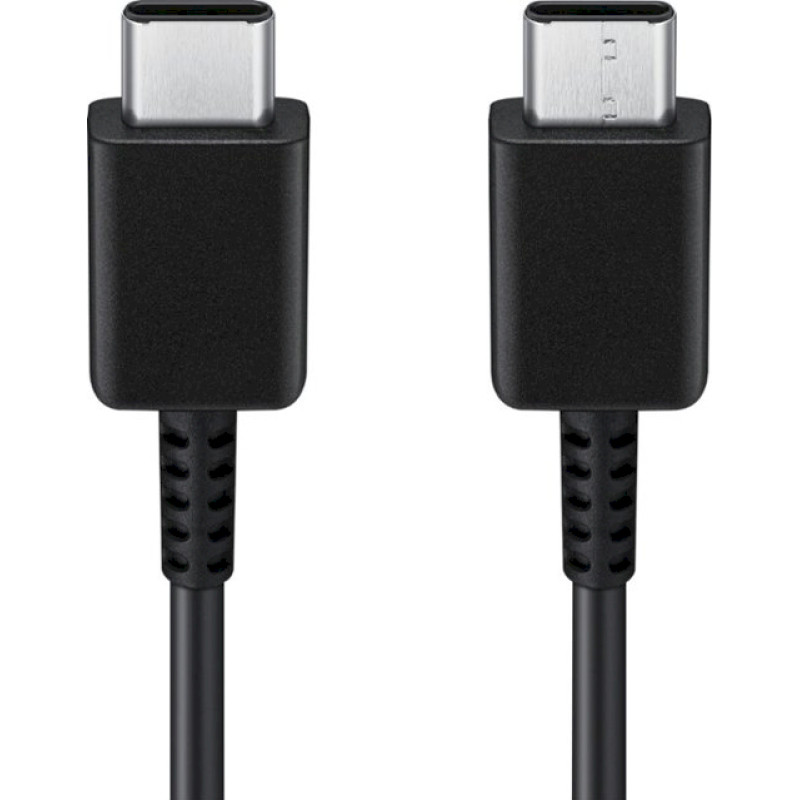 Fusion Type-C uz Type-C Fast Charge Universāls Datu un Uzlādes Kabelis 1m Melns