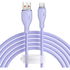Baseus Pudding USB-A USB-C 100W 2m kabelis - violets