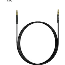 Dudao Stereo AUX mini ligzdas kabelis 3,5 mm 1 m - melns