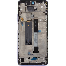 LCD Display + Touch Unit + Front Cover for Xiaomi Redmi Note 9 Pro 5G Black (Service Pack)