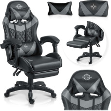 Sofotel Draknor II spēļu krēsls melns un pelēks