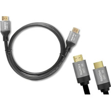 Fusion 2.1v HDMI -> HDMI kabelis 8K | 1m | melns