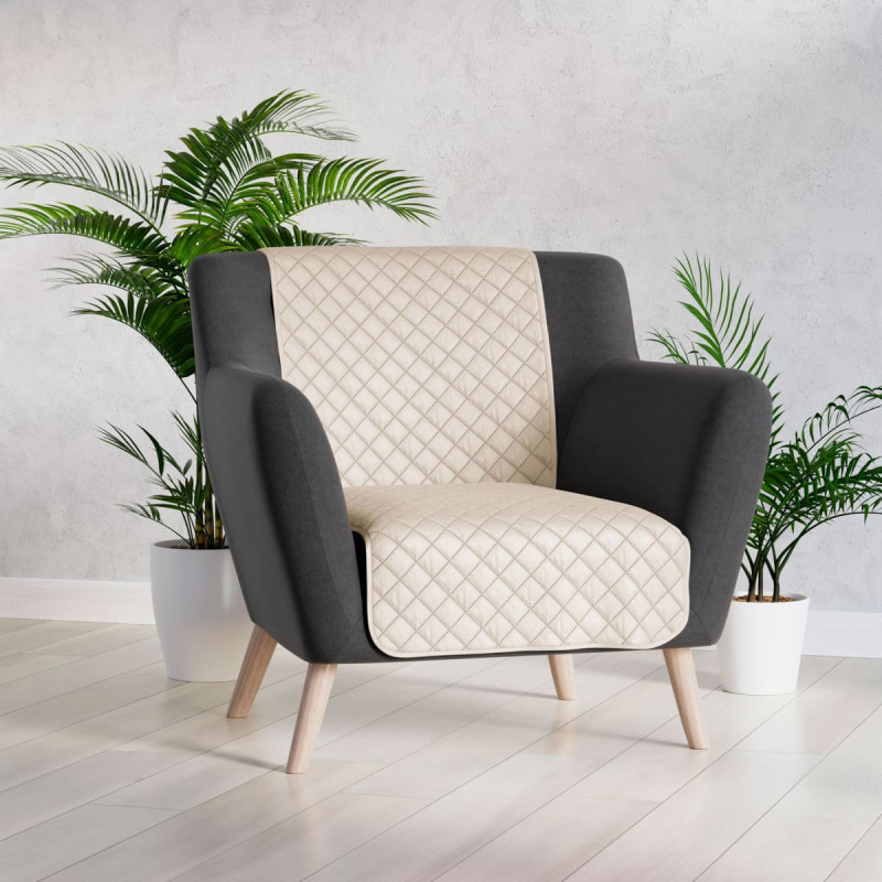 VELVI Dekoratīvs gultas pārklājs, izmērs 70x160cm, krāsa 003 gaiši bēša VELVI0/NAP/003/070160/1