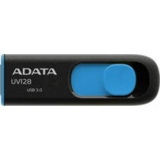 Adata UV128 32GB USB3  Capless  Retractable  Black & Blue