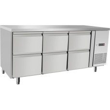 Arktic Gastronomiskais ledusskapja galds ar 6 atvilktnēm 420 l 400 W 1795x700x879 mm