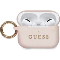 GUACAPSILGLLP Guess Silicone Case for Airpods Pro Light Pink