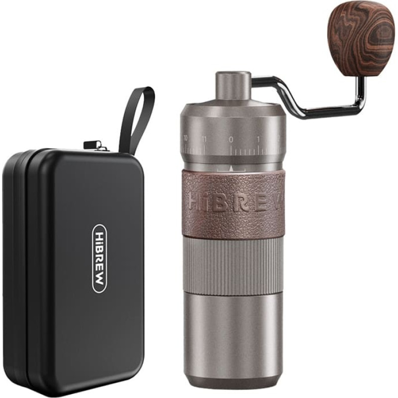 HiBREW G4B manual coffee grinder with adjustable grind.