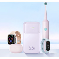 Baseus Comet Series powerbank with display 20000mAh 22.5W - purple + USB-A | USB-C cable