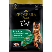Prospera Plus Barība kaķiem – Prospera Plus Adult 1+ Chicken Optimal Wellness, 7 kg