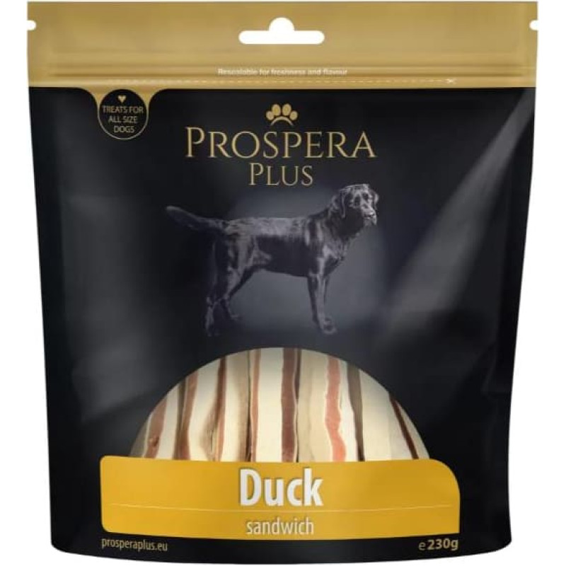 Prospera Plus Gardums suņiem &ndash; Prospera Plus Duck Sandwich, 230 g
