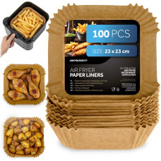 Berdsen Cepampapīrs fritēšanas ieliktņiem 23 cm - 100 gab.