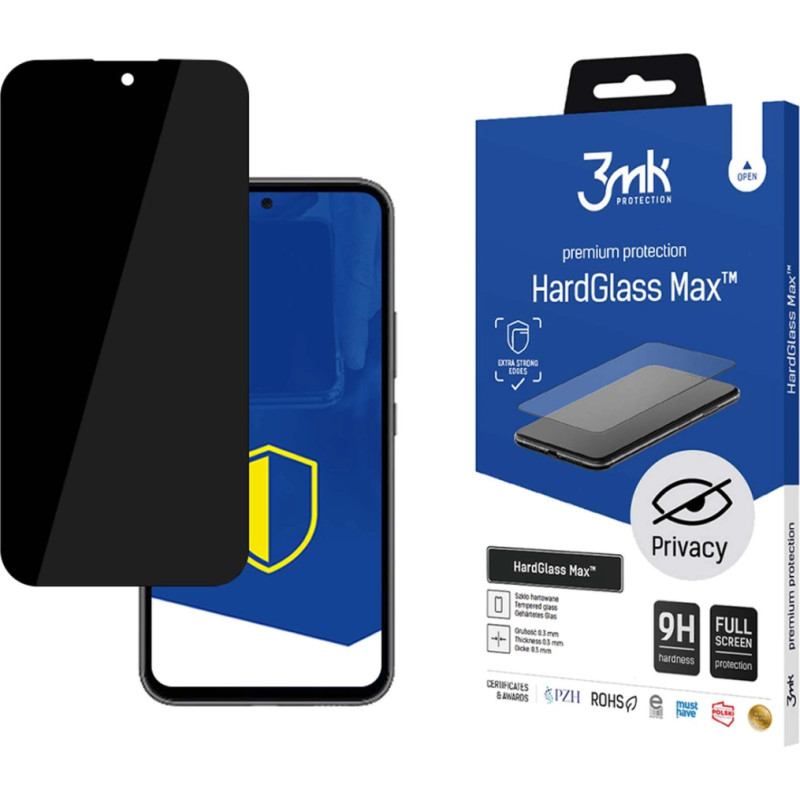 3Mk Protection 9H 3mk HardGlass Max Privacyâ¢ privacy glass for Samsung Galaxy A55 5G