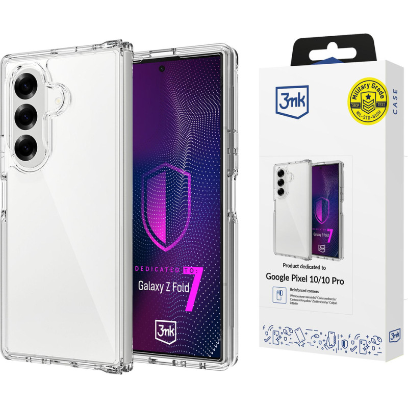 3Mk Protection 3mk Armor Case for Samsung Galaxy Z Fold 7 - Transparent