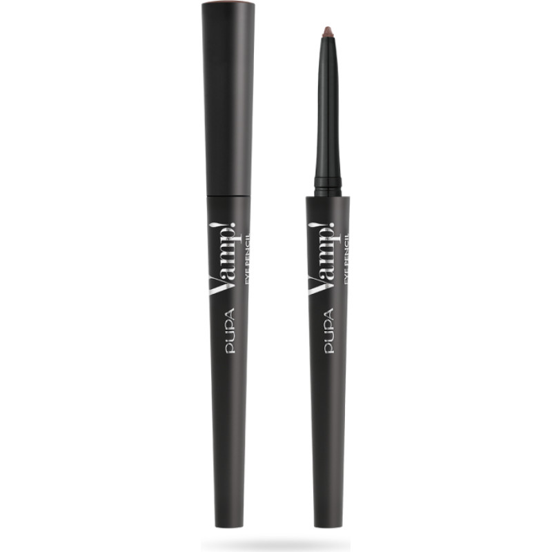 Pupa , Vamp!, Paraben-Free, Waterproof, Kohl Kajal Eyeliner, 202, Outstanding Brown, 0.35 g