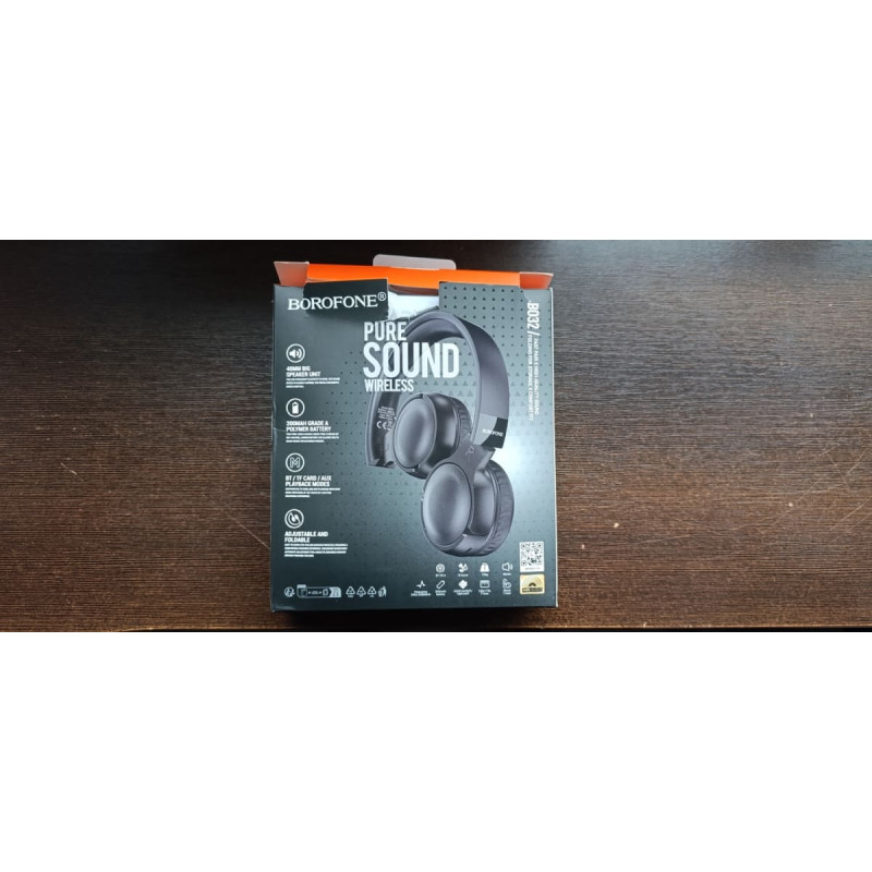 Borofone Headphones BO32 Show bluetooth black (damaged packaging)