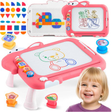 Ricokids Magnētiskā tāfele ar mīklu galdu bērniem, tangram RK-823