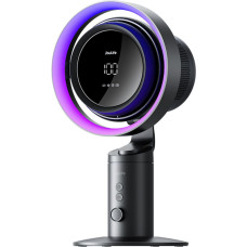 Jisulife Galda ventilators Pro3 10000mAh turbīnas galda ventilators ar filtru - tum&scaron;i pelēks