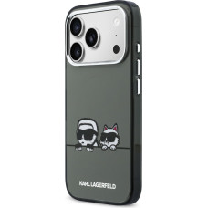 Karl Lagerfeld IML K&CH Heads Logo MagSafe Case for iPhone iPhone 17 Pro Max Black