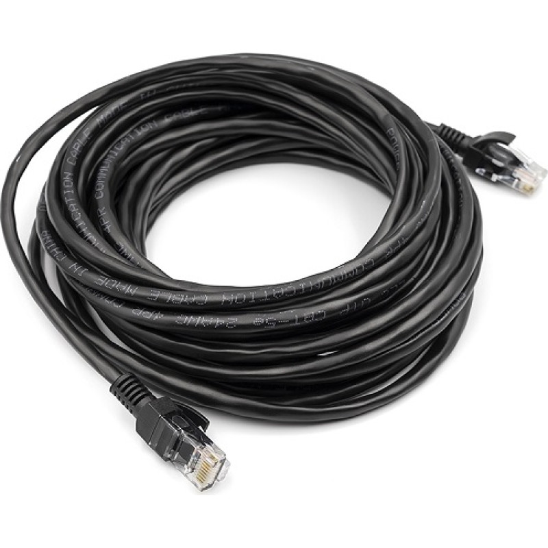 EXD Kabelis Cat5E UTP, 7,5 m, melns