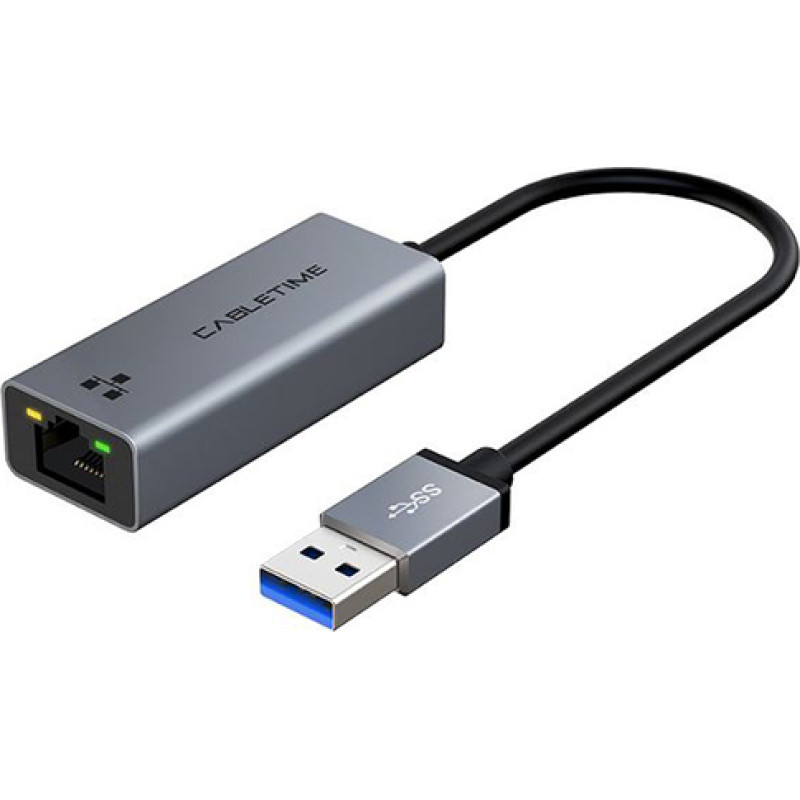 Extradigital Adapteris USB3.0 A-RJ45, 1000 Mbps, 0,15 m