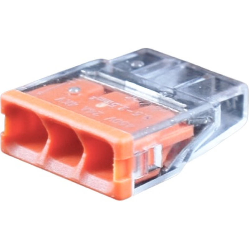 Hismart Savienojo&scaron;ais savienotājs, 3x 0,5-2,5 mm&sup2;, 24A, 450V, 100 gab.
