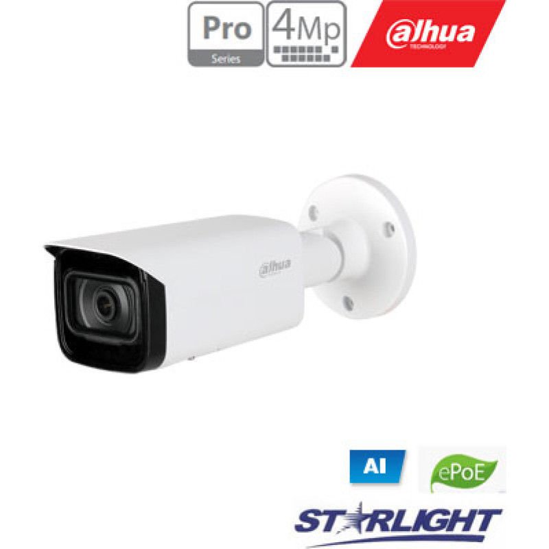 Dahua IP AI tīkla kamera 4MP 2K IPC-HFW5442T-ASE