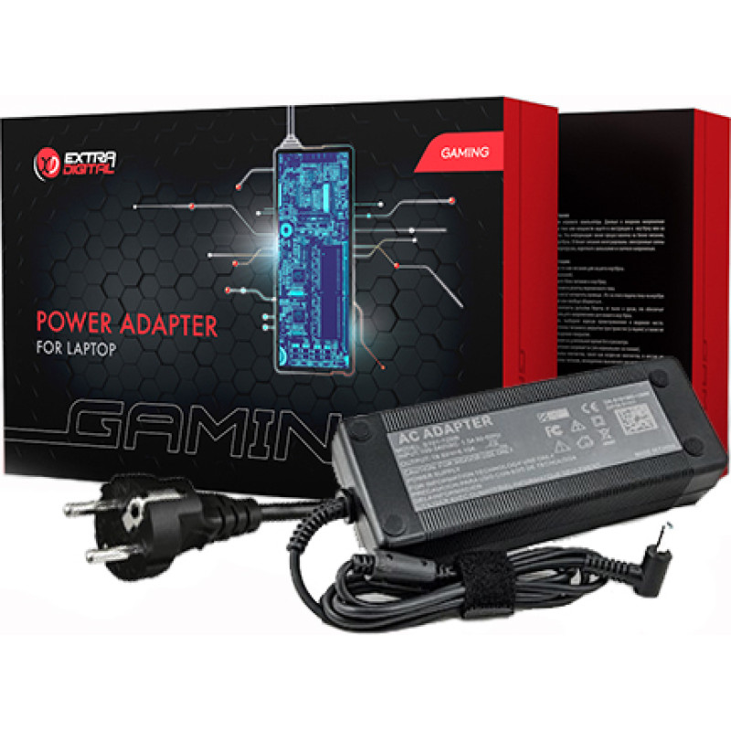Extradigital Klēpjdatora strāvas adapteris HP 120W: 19,5 V, 6,15 A