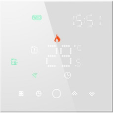 Hismart TUYA programmējams termostats ar WiFi, balts