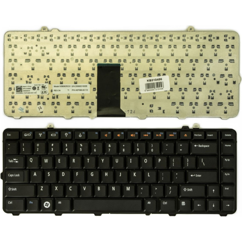 Dell Studio 15 tastatūra: 1535, 1536, 1537, 1555, 1557, 1558