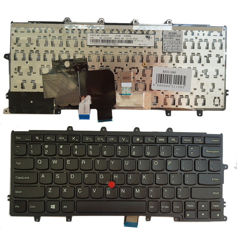 Lenovo Klaviatūra LENOVO Thinkpad: X230s, X240, X240I, X240s, X250, X260, X270