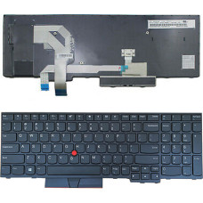 Lenovo Tastatūra LENOVO IBM ThinkPad T570, T580 (ASV) ar fona apgaismojumu