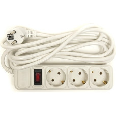 EXD Pagarinātājs 3m, 3 rozetes, ar slēdzi