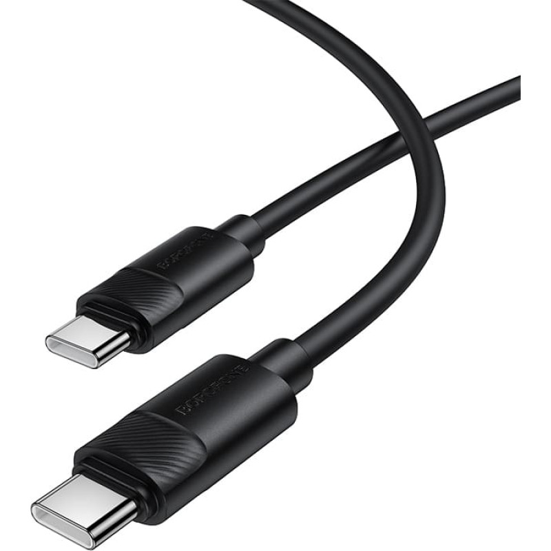 Borofone Cable BX123 Leya - Type C to Type C - PD 60W 3A 1 metre black