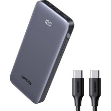 Ugreen Powerbank 10000mAh USB-A USB-C Nexode 30W - pelēks