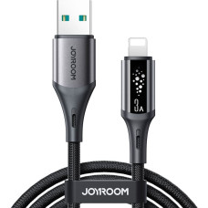 Joyroom USB-A kabelis - iPhone Lightning S-A60 StarTalk 3A 1.2m - melns