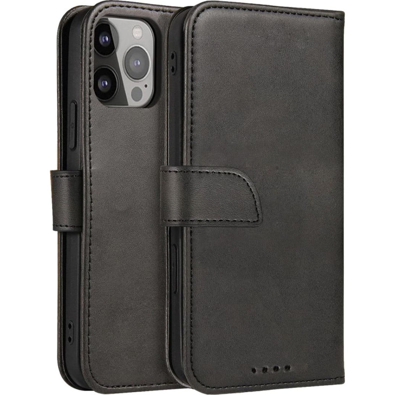 Hurtel Samsung Galaxy S25 magnētiskais maciņ&scaron; - melns