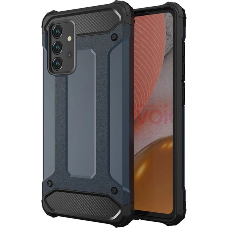 Hurtel Hibrīda bruņu maciņ&scaron; Samsung Galaxy A56 tālrunim - zils