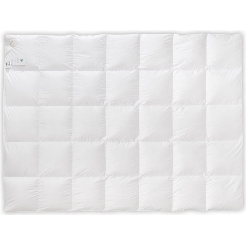 Visu sezonu dūnu sega 70% 180x200 Basic+ balta 1500g