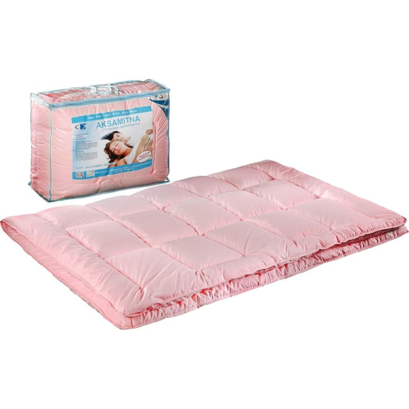 Antialerģiska sega 140x200 Samta rozā 100% mikrošķiedra