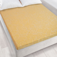 Frotē pieguļošs palags 150x205 Tulipan K07 dzeltens