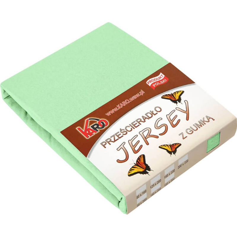 Džersija loksne 180x200 celadon 012 bieza 150g/m2