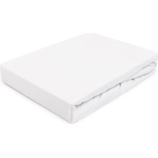 Džersijai pieguļošs palags 120x200 001 balts