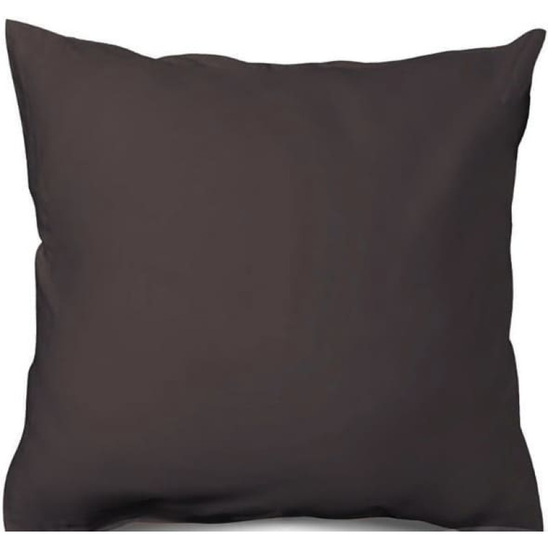 Vienkrāsaina grafīta kokvilnas spilvendrāna 50x50