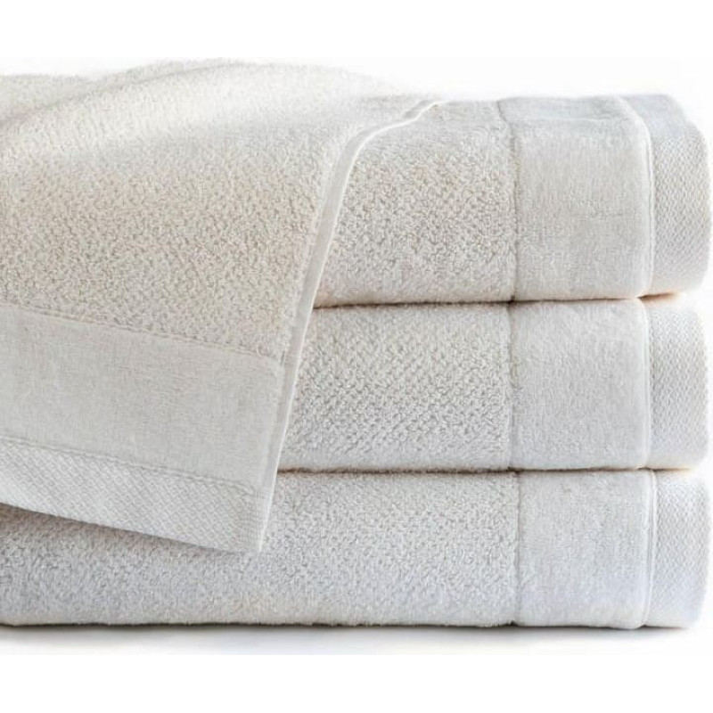 Vito dvielis 70x140 krēmkrāsas kokvilnas frotē 550g/m2